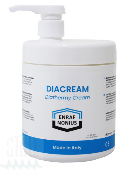 DIACREAM leitende Elektrodencreme 1L für Tecarpuls, Skanlab 25 Bodywave u. NG Pro inkl. Pumpe