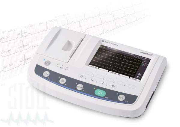 Nihon Kohden CadiofaxC ECG-3150 12-Kanal LCD-Farb-Display Ruhe-EKG