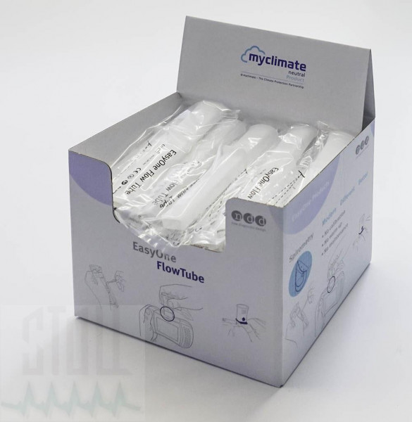 FlowTube Mundstücke für EasyOne Air Spirometer, einzeln verpackt, Box à 50 Stk.