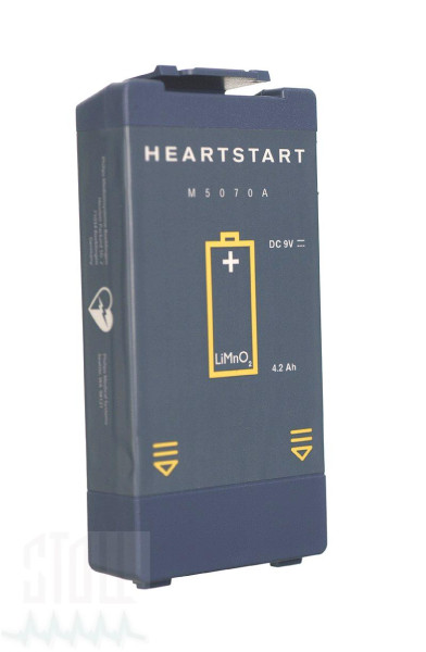 Long-Life LiMnO2 Batterie M5070 A für Philips Heartstart HS1 & FRx Defibrillatoren