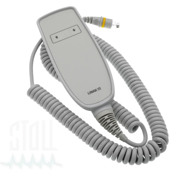 Linak® Handbedienung HB80 1-reihig mit Kabel, Stecker Modular 10 PIN, Magnethalter