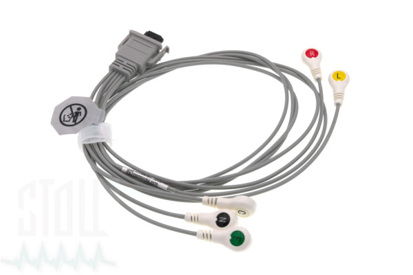 Patientenkabel 3-Kanal, 5 pol. für ECG Time LZ-EKG Rekorder